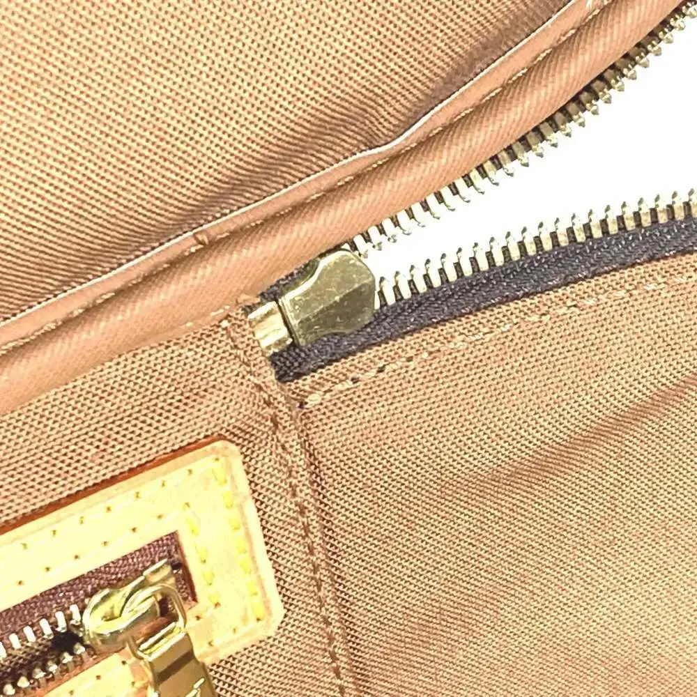 LOUIS VUITTON Brown Monogram Canvas Shoulder Bag